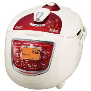Cuckoo Rice Cooker l CRP HD1054F (Ivory/Red)  Kitchen 