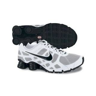 Nike Shox Turbo+ 12 Mens Running Shoes [454166 100] White / Black Cool 