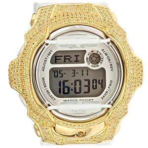 ICED OUT CZ BEZEL for CASIO BABY G SHOCK WATCH BG169  