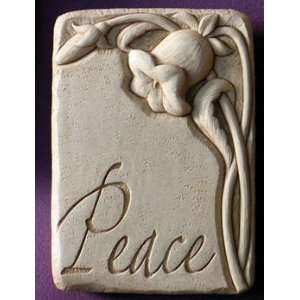  Cast Stone Expressions Collection   Engraved Word Peace 