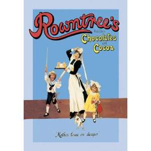  Rowntrees High Class Chocolates and Cocoa 12x18 Giclee on 