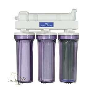  Captive Purity 75 GPD Deluxe RO/DI Filter System   Clear 
