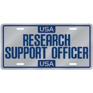   Research Support Officer  License Plate Occupations