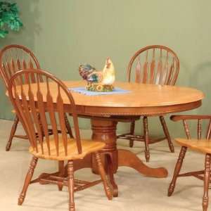  Sunset Trading 48 Inch Round Dining Table with Butterfly 