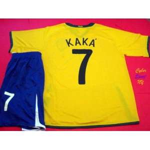 BRASIL National Team KAKA Kids Soccer Jersey Youth XSmall Age 4 