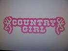 Browning Country Girl Vinyl Decal Sticker Various Colors