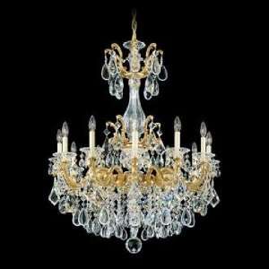  Schonbek La Scala Collection 33 Wide Crystal Chandelier 