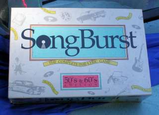   Burst Songburst 50s & 60s Edition Complete the Lyric Team Party Game
