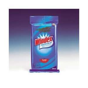 DRACKETT PROFESSIONAL Windex Glass & Surface Wipes 25 Wipes per Packet