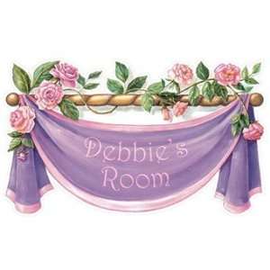  Rose Banner Peel and Stick Wall Decal