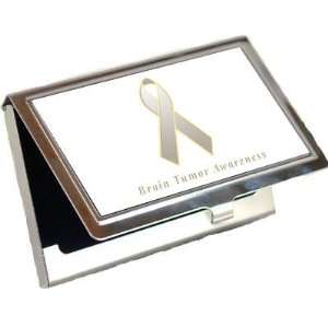  Brain Tumor Awareness Ribbon Business Card Holder Office 