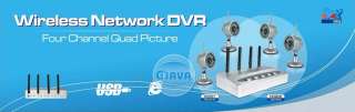 Network IR Wireless Security Surveillance System Kit Camera DVR  