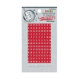 Rock It Fundamentals Petites Alphabet Stickers .25 1404/Pkg Christmas 