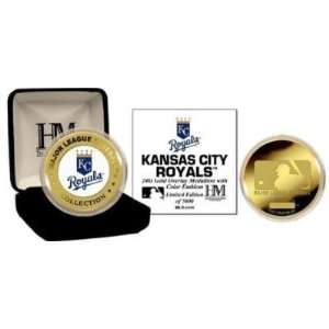  Kansas City Royals 24KT Gold and Color Team Mint Coin 