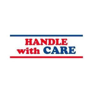  Handle with Care Label 1 x 3, sml 104, 500 per roll 