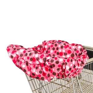  Wupzey Shopping Cart/Diner Cover  Reversible Pink Polka Dot Baby