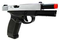   Dark Hawk Full Metal Gas Blowback Airsoft Pistol w/ Bonus Gun Case
