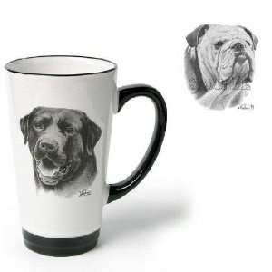   Funnel Cup with Bulldog (Black and white, 6 inch)