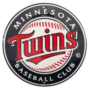  Minnesota Twins Circular Baseball Sign