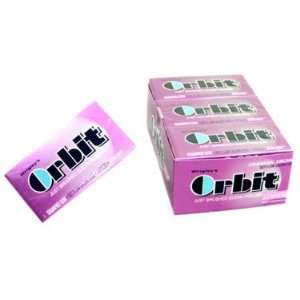 Orbit Gum   Bubblemint, 14 piece pak, 12 count  Grocery 