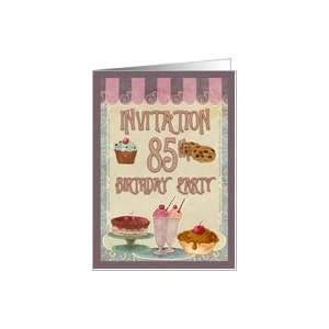  85th Birthday Party   Cakes, Cookies, Ice Cream Card Toys 