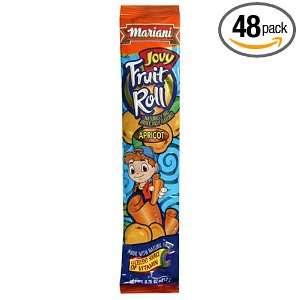 Mariani Apricot Fruit Roll, 0.75 Ounce Units (Pack of 48)  