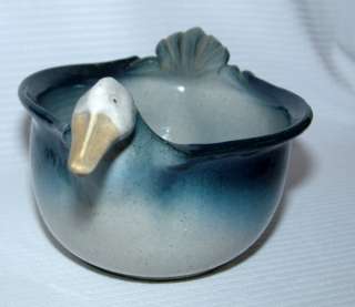 Unique Goose Duck Shape Pottery Bowl Flat Earth Pottery  