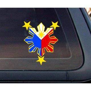 Philippine Flag Sun Star Island Car Decal / Stickers