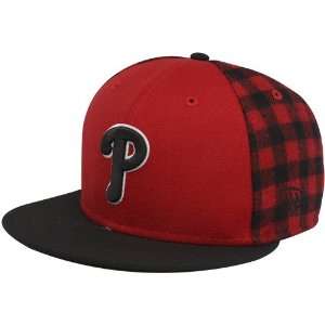   Phillies Red Poplaid 59FIFTY Fitted Hat (6 7/8)