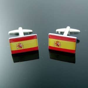  Spain National Flag Cufflinks 