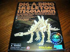 4M Dig a Dino Skeleton a Stegosaurus KIT NEW SEALED  