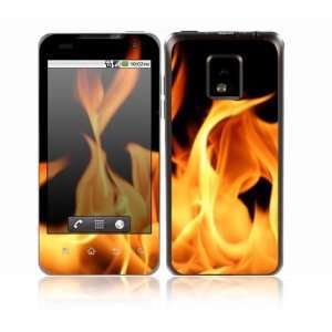  Flame Design Decorative Skin Cover Decal Sticker for LG T 