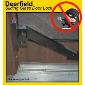  Deerfield Sliding Glass Door Deadbolt Lock (w/ Wood Door 