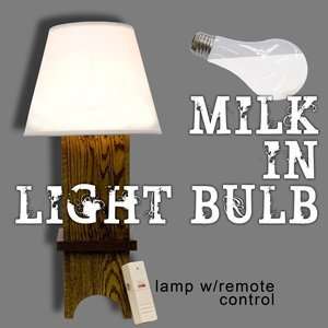  Milk in Lightbulb Lamp   Remote Control 
