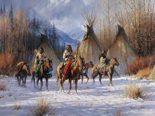 Martin Grelle HUNTERS MORNING Grande Edition Signed & Numbered 