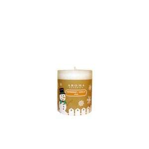    Aroma Naturals   Candle, Holiday, Wish, Snow, 3X3.5