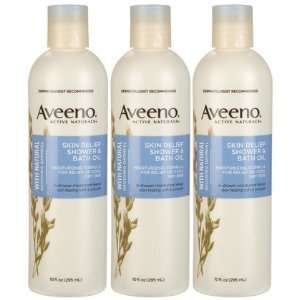  Aveeno Shower & Bath Oil, 10 oz, 3 ct (Quantity of 2 