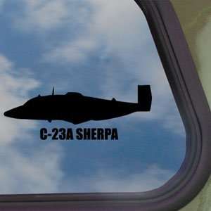 23A SHERPA Black Decal Military Soldier Window Sticker  