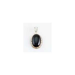  Barse Sterling Silver Onyx and Copper Pendant Jewelry