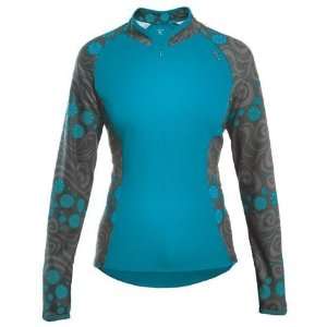 Shebeest Womens Bellissima Long Sleeve Print Cycling Jersey  