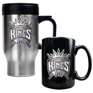  Sacramento Kings NBA Stainless Steel Travel Mug & Black 