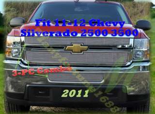 2011 2012 Chevy Silverado 2500 3500 HD Billet Grille Combo