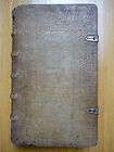 old rare german 1662 martin luther bible leather one day