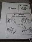 Bobcat mower,drop hammer and more service repair Manual