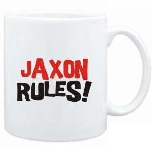  Mug White  Jaxon rules  Male Names