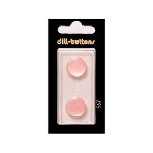  Dill Buttons 15mm Shank Pink 2 pc (6 Pack)