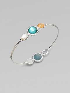 Ippolita   Mother of Pearl and Clear Quartz Multicolor Sterling Silver 