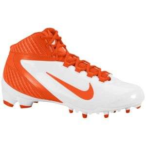 Nike Alpha Speed TD 3/4   Mens   Football   Shoes   White/Orange 