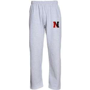  Northeastern Huskies Logo Applique Sweatpants   Ash 
