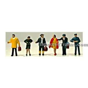   Power HO Scale Figures   Station People (6 per pack) Toys & Games